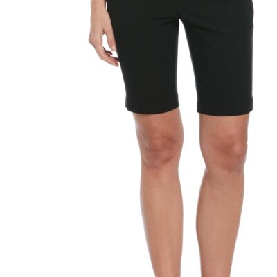 Women 9.5 Pull-on Golf Shorts with Tummy Control, Performance Stretch, Moisture-Wicking, Sun Protection