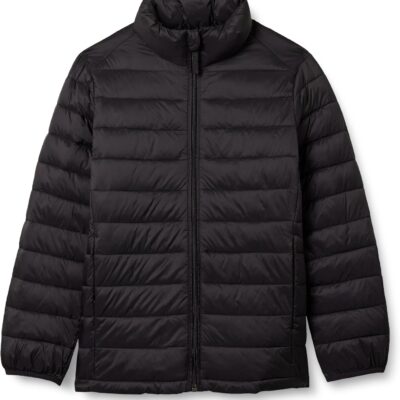 Boys and Toddler Lightweight Water-Resistant Packable Puffer Jacket