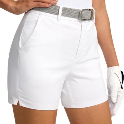 Women 5 Golf Shorts with Pockets Quick Dry Stretch Work Outdoor Hiking Shorts for Women Casual Summer