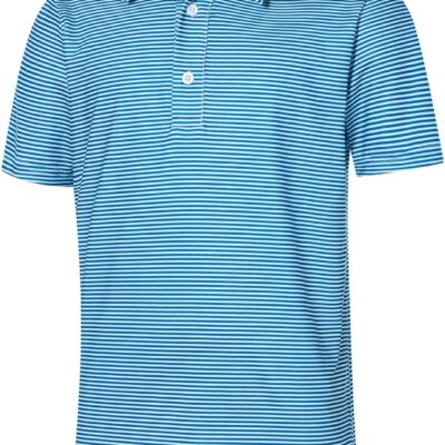 Boys Performance Polo Dry Fit Short Sve Golf Stripe Shirt for Active Casual Size 5-14